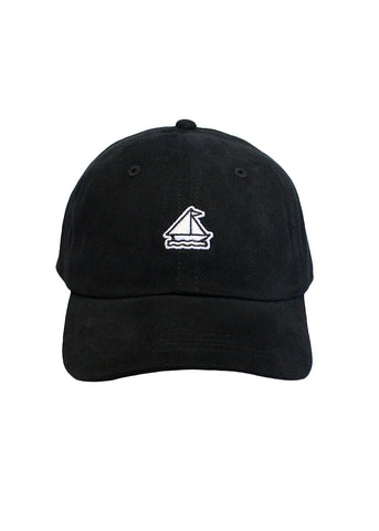 Slack Hat - Black Boat